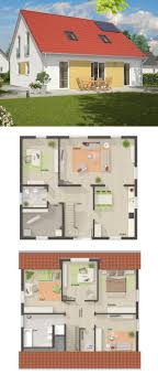 Klassisches Einfamilienhaus Neubau Modern Grundriss Mit Satteldach Architektur Haus Schlusselfertig Bauen Idee Architektur Haus Town Country Haus Architektur