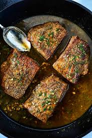 How to cook the perfect steak in the oven****make sure steak is at room temperature before cooking****preheat oven 375ºnew york strip loin about an inch thic. Garlic Butter Skillet Flank Steak Oven Recipe No 2 Pencil