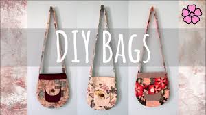 Prepare the pieces needed for the bag. Diy Fabric Bags Youtube