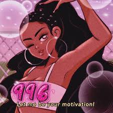 Black And Red Cartoon Characters I Ma Break You Off Let Me Be Your Motivation Motivation But As A 90sanime I Ve Had This So Black Girl Cartoon Black Girl Magic Art Black Girl Art