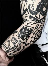 68 Ideas For Tattoo Arm Traditional Black Traditional Tattoo Sleeve Tattoos Black Tattoos