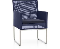 Mesh Outdoor Dining Chair Navy Cushion Reviews Crate And Barrel Navy Dining Chairs Sunbrella Cushions Dining Chairs