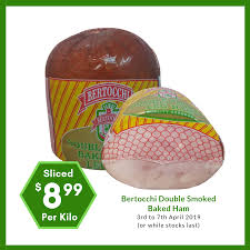 Bertocchi Double Smoked Baked Ham Baked Ham Ham Trucker Hat