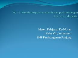 We did not find results for: Kd 1 Mendeskripsikan Sejarah Dan Perkembangan Islam Di Indonesia Ppt Download