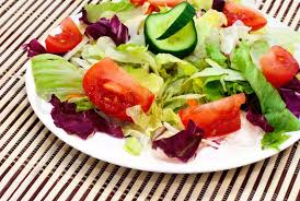 Fresh Vegetable Salad With Tomato Stock Image Colourbox