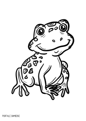 Disegni Di Rane Da Scaricare E Colorare Gratis Portale Bambini Frog Coloring Coloringpages Coloringinspirat Disegni Disegni Da Colorare Disegni A Mano