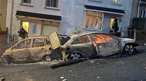 Post incident investigations have already started to identify all those concerned. swansea council leader rob stewart said he was utterly disgusted by the unacceptable behaviour in the streets of mayhill. Fnnwdxnueldsim