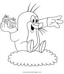 Kleine Maulwurf 00 Gratis Malvorlage In Comic Trickfilmfiguren Kleiner Maulwurf Ausmalen