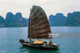 Sampan Wooden Boat Halong Bay Vietnam Sampan Boat Sampan Boat
