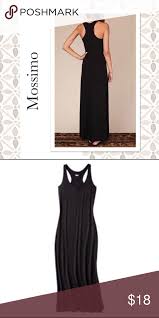 New Mossimo Long Black Racerback Maxi Dress Large New With Tags Mossimo Supply Co Dresses Maxi Racerback Maxi Dress