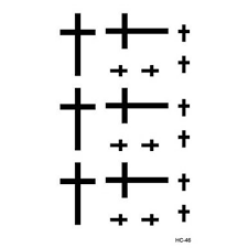 Chose tattoo designs you like, print and enjoy! Cross Tattoo Sticker Temporary Fake Transfer Tattoo Stickers 1 Sheet Arm Spray Waterproof Body Art Finger Flash Tattoo Cross Tattoo Transfer Tattooflash Tattoo Aliexpress