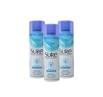 Sure Regular Scent Aerosol Antiperspirant and Deodorant - 24-Hour  Protection for Men and Women - Fast Drying Spray Deodorant - 6 oz, Pack of 3