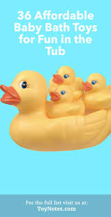 You can also use an open basket that allows the water to drain away. 36 Affordable Baby Bath Toys For Fun In The Tub Toy Notes