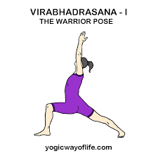 Virabhadrasana Warrior Pose Yoga Asana 1 Warrior Pose Warrior Pose Yoga Yoga Poses
