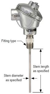 910/915 Series Probe Type Industrial RTD With Connection ...