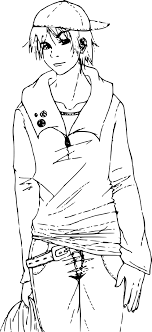 Défiez votre fille et ses capacités artistiques. Coloriage Adolescent A Imprimer