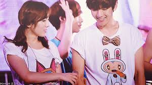 This is sad story about exo baekhyun and snsd taeyeon. Byun Baekhyun Taeyeon Lol Lay In The Back Xd Taeyeon Chanyeol Baekhyun
