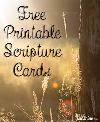 Oct 31, 2018 · bible • free printables • verses free printable bible verses cards. Free Printable Scripture Cards Seeing Sunshine