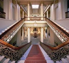 Grand Staircase In The Private Apartment Of Government House Melbourne Australia Grand Staircase House Styles Staircase