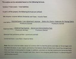 What is operating expense ratio? Financial Operations Of Insurers According To The Chegg Com