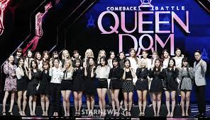 Queendom < cover contest >, pt. Event Mnet S Queendom With Hosts Lee Da Hee And Jang Sung Kyu And Park Bom Aoa Mamamoo Lovelyz Oh My Girl And G I Dle Hallyu