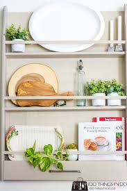 Build a custom diy modern plate rack for only $95 in lumber! Wall Mounted Plate Rack 100 Things 2 Do