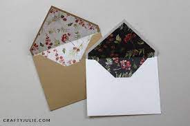 Bend back the flap, and insert your letter, card, or other contents. How To Make Your Own Envelopes And Cards Crafty Julie