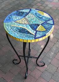 Find amazing deals on mosaic coffee table from several brands all in one place. Stained Glass Mosaic Coffee Table Side Table Plant Stand Small Stylish Blue And Yellow On The Wrought Iron Base Mosaic Coffee Table Stained Glass Mosaic Table Mosaic Table