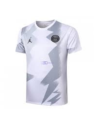 Camiseta futbol jordan psg titular 2021/2022. Camiseta De Entrenamiento Psg 2020 2021 Jordan Gris Rayado