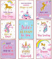 We just moved into our new place finally! Buy Zonon 9 Pieces Unicorn Bedroom Decor For Girl Unicorn Wall Art Prints Unicorn Posters For Teen Girls Room Unframed Unicorn Wall Decor For Girls Kids Teen Room Decoration Online In Indonesia