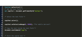 Html To Copy To Clipboard W3schools Code Example