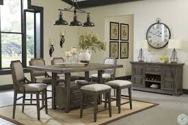 Round tile top patio dining table | patio dining sets feature rectangular, round, square or oval tables, and many include a space for… vast… the post √ high dining table set australia special deals first appeared on best choice. Wyndahl Rustic Brown Counter Height Dining Room Set From Ashley Coleman Furniture