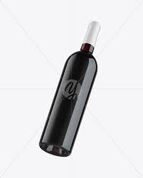 Download Green Glass Bottle With Red Wine Mockup In Bottle Mockups On Yellow Images Object Mockups Yellowimages Mockups