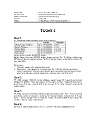 Pertemuan1 1.type data dibawah ini, yang tidak termasuk dalam tipe data sederhana tunggal, adalah: Contoh Soal Manajemen Keuangan Semester 2