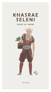 Wood Elf Monk Fantasy Characters Dnd Characters Illustration Character Design