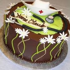 These cake decorations are perfect for any nurse's party! Nurse Cake Decorating Photos