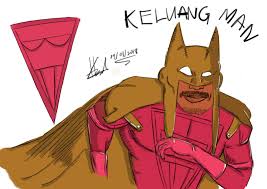 Wearing a costume from keluang man but sadly only some of the people that are 30 years up and malaysian know him. Keluang Man Muhammad Haziq Artstation
