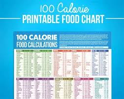 10 Veracious Calorie Chart For Food Printable