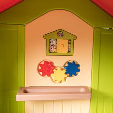 Smoby kids playhouse friends house with kitchen. Deluxe Playhouse With Table And Chairs Smyths Toys Ireland