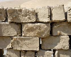 Sundried mud bricks in Kenya