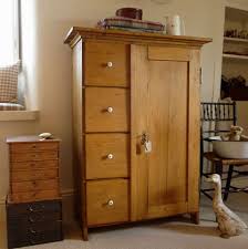 old stripped pine larder cupboard linen