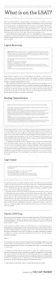However, it is also the easiest section to improve on once the right strategies are learned and implemented. What Is On The Lsat Lsat Prep Law School Law School Prep