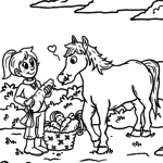 Ausmalbilder Pferde Und Reiten Kostenlos Drucken Und Ausmalen