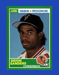 Deion Sanders Football SCORE Sports Trading Cards