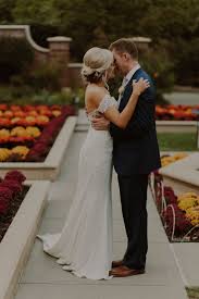 Brandon Shannon Lauritzen Gardens Wedding In Omaha Nebraska Essense Of Australia Wedding Dresses Garden Wedding Australia Wedding