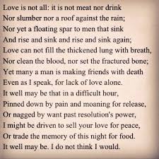 Love Is Not All By Edna St Vincent Millay My Favorite Love Poem Of All Time Love Poems Memorable Quotes How To Memorize Things