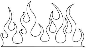 Black And White Flames Tattoo Flame Designs To Color View All Images In Thread Tattoo Designs In 2020 Flame Design Art Clothes Flame Tattoos