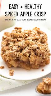 Healthy Chai Spice Apple Crumble In 2020 Healthy Apple Desserts Apple Dessert Recipes Apple Crisp Recipes