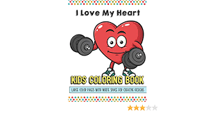 I always loved creating my own stripey hearts as a kid (honestly, i still doodle this way!), so i know lots of kids will love these print outs. I Love My Heart Kids Coloring Book Large Color Pages With White Space For Creative Designs Activity Book For Children To Inspire Creativity And While At School Great For Kids Of