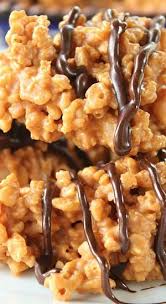 Butterscotch Peanut Butter Crispies In 2020 Peanut Butter Recipes Sweet Snacks Crispy Treats